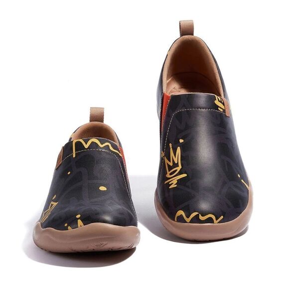 UIN Other - UIN Men's Walking Shoes Microfiber Casual Loafers Comfort Sneaker (Lovely Crown)